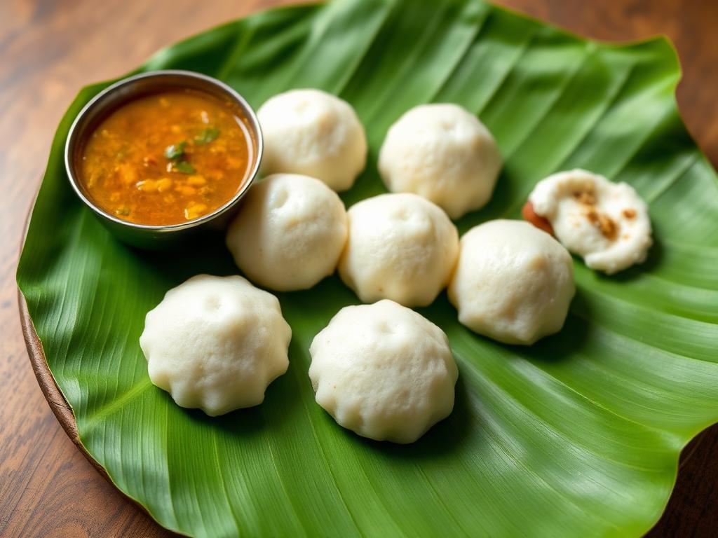 Idli with Sambar